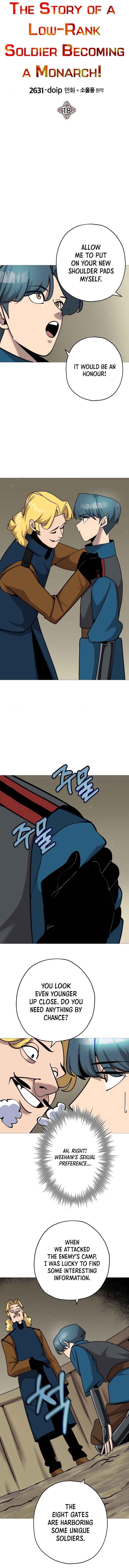 The Story of a Low-Rank Soldier Becoming a Monarch Chapter 18 - Page 1