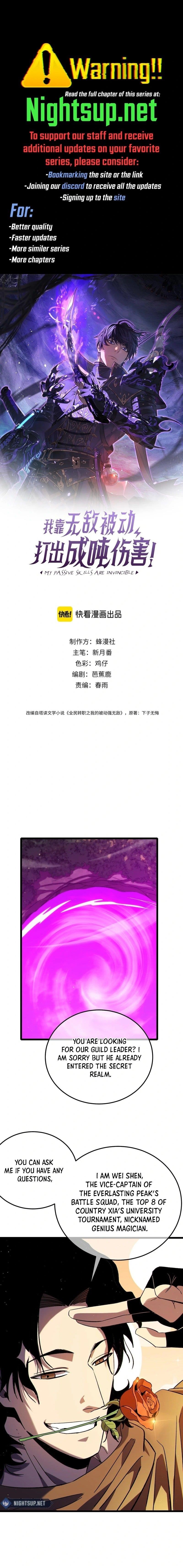 I Rely on My Invincibility to Deal Tons of Damage Passively! Chapter 103 - Page 1