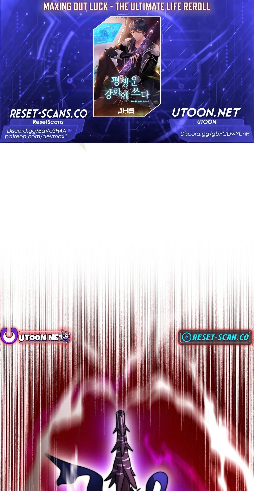 Putting My Life on the Line, I Go All-in on Luck Enhancement Chapter 33 - Page 1