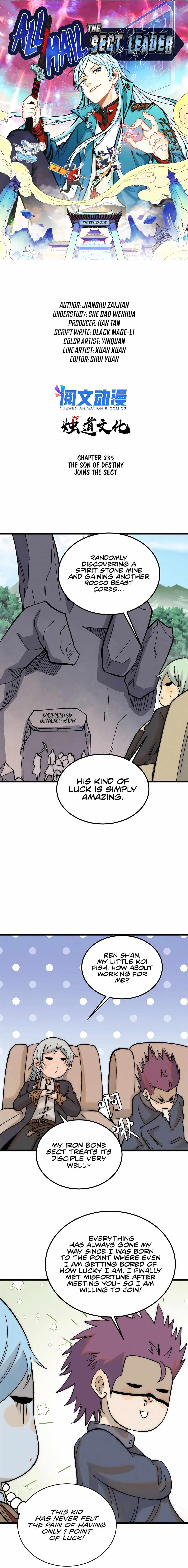 All Hail The Sect Leader Chapter 235 - Page 1