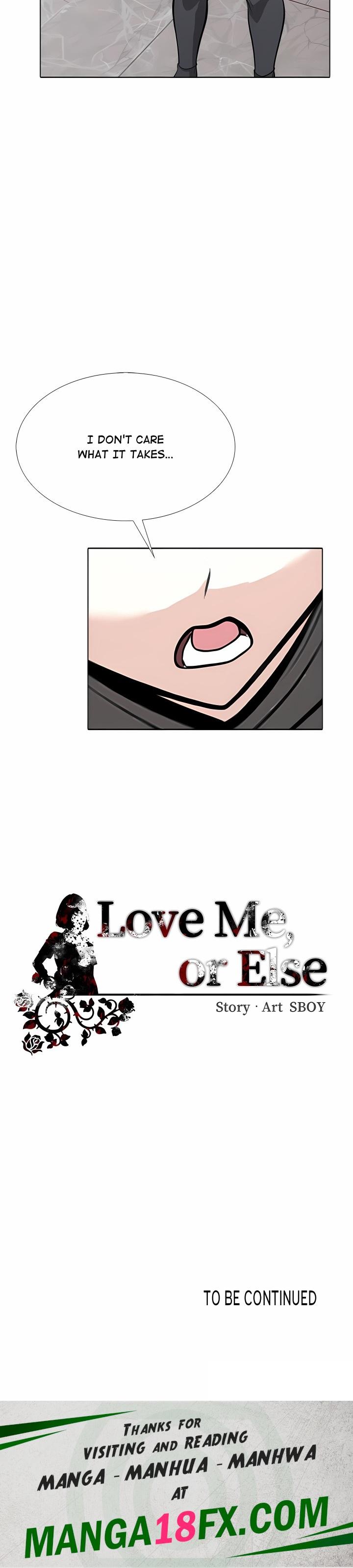 Love Me, or Else Chapter 25 - Page 22