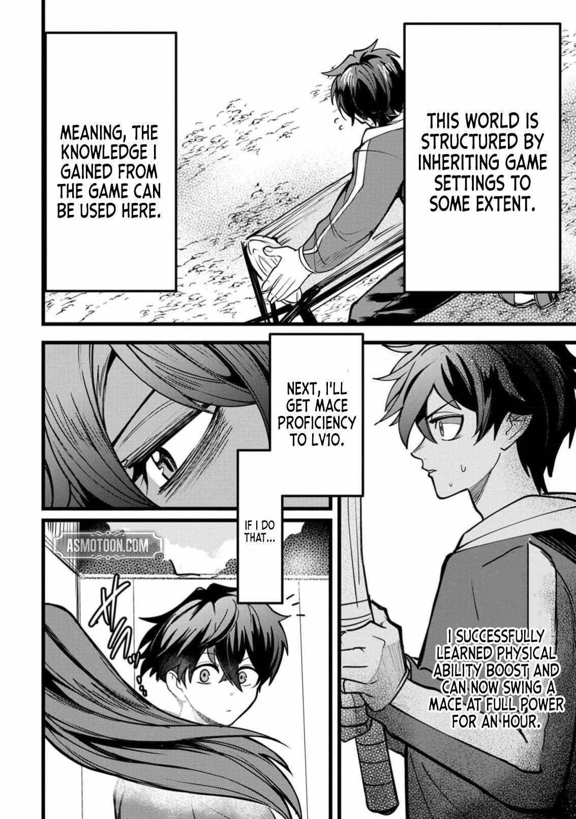 Reincarnation of the Online Game Addict ~ I Can’t Use the Overpowered Fists That Made Me the Fist King, so Now I Swing a Club for Eight Hours a Day Chapter 1 - Page 39