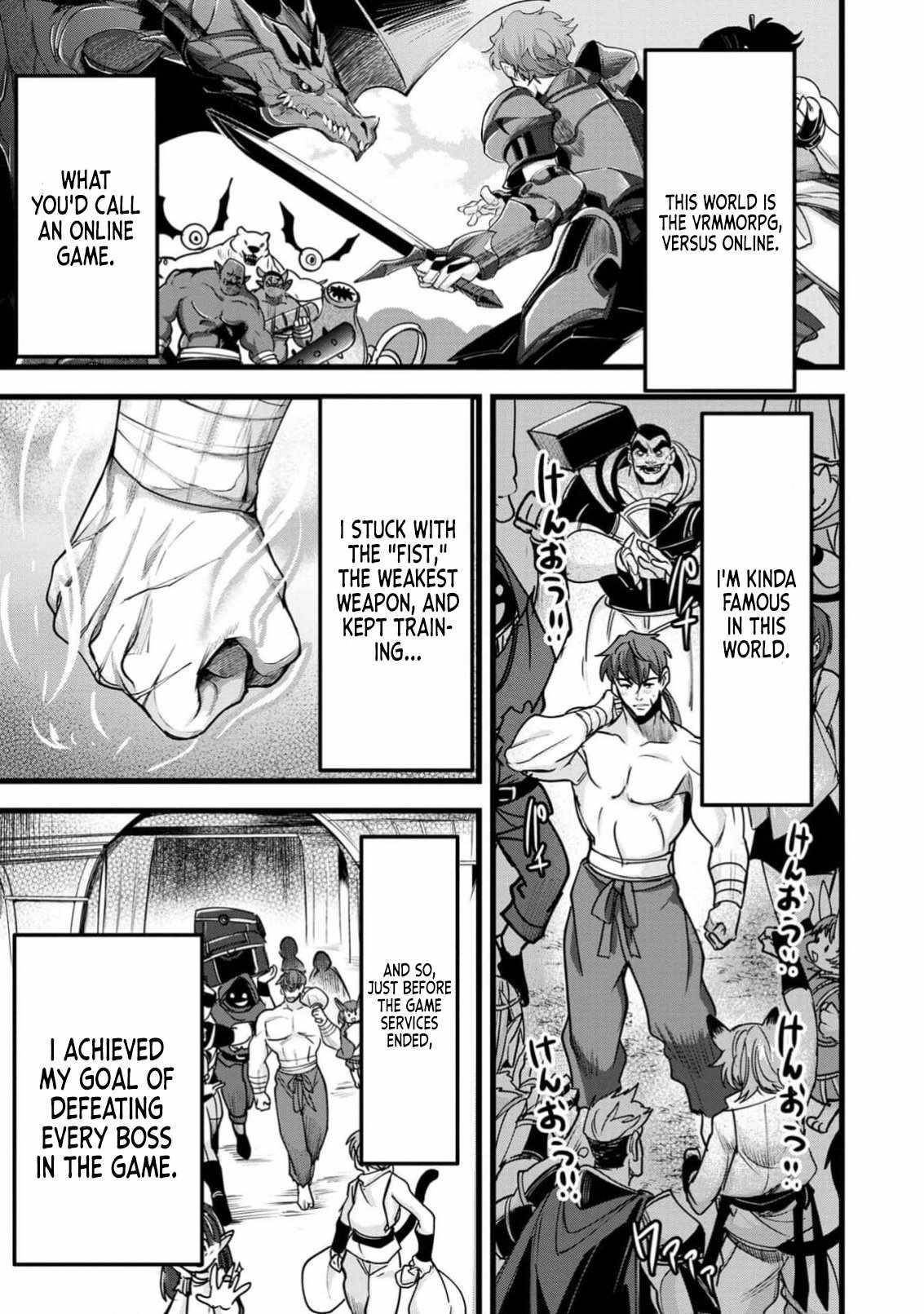 Reincarnation of the Online Game Addict ~ I Can’t Use the Overpowered Fists That Made Me the Fist King, so Now I Swing a Club for Eight Hours a Day Chapter 1 - Page 8
