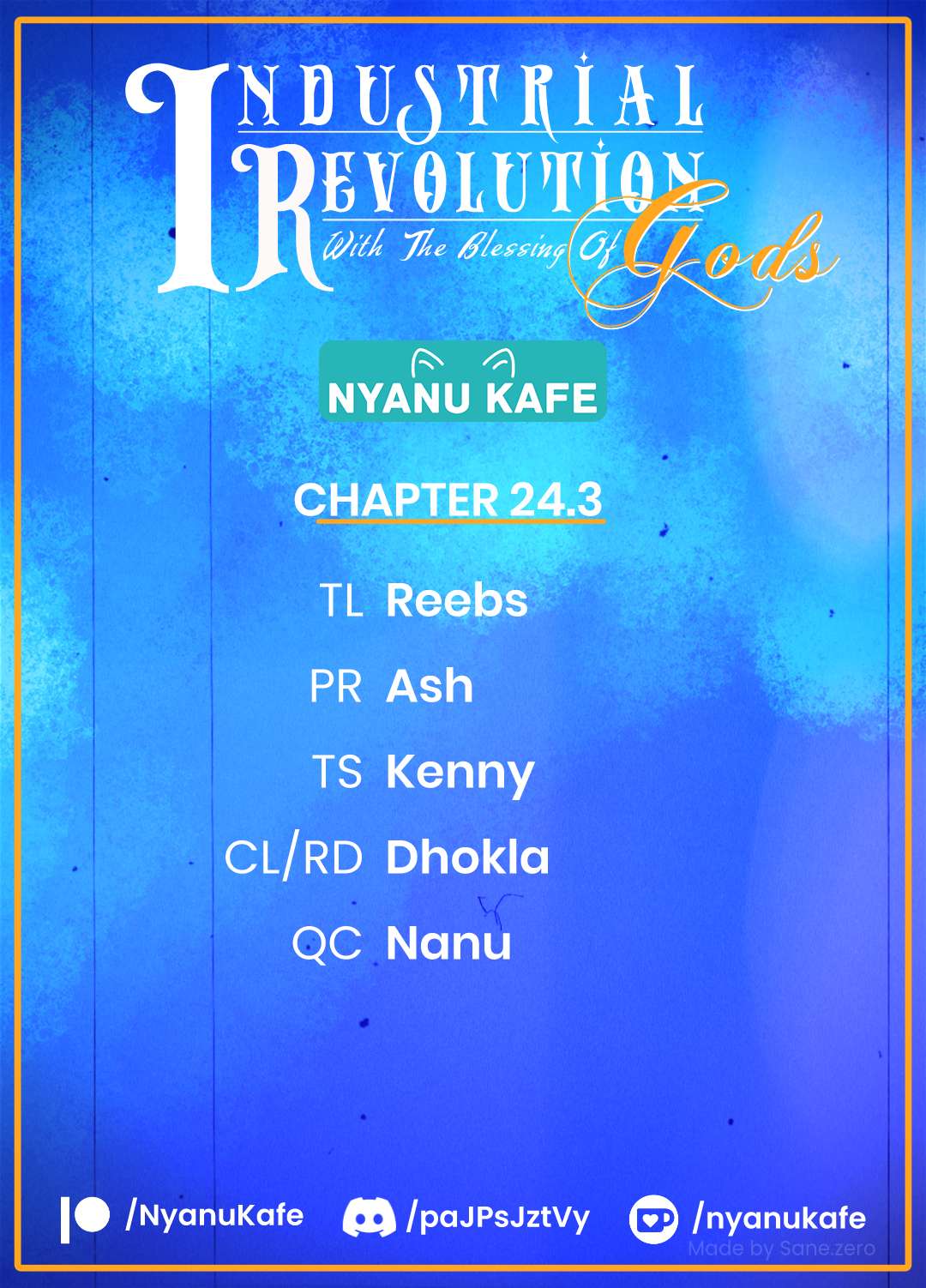 Revolution in production with the blessings of the gods – While living a leisurely, slow life in a corner of another world, somehow a diverse group of people gathered to form the strongest nation… Chapter 24.3 - Page 1