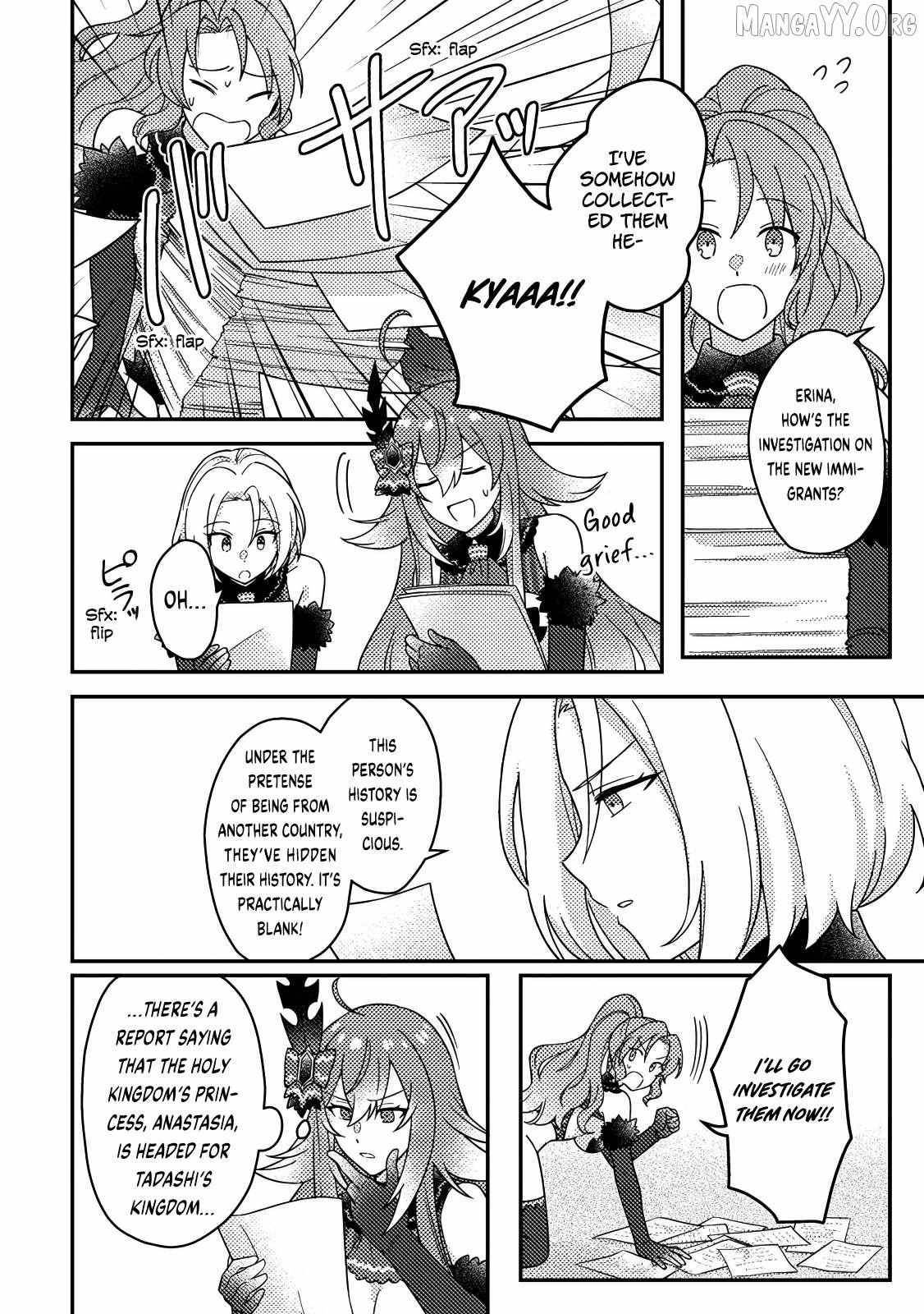 Revolution in production with the blessings of the gods – While living a leisurely, slow life in a corner of another world, somehow a diverse group of people gathered to form the strongest nation… Chapter 28.3 - Page 8