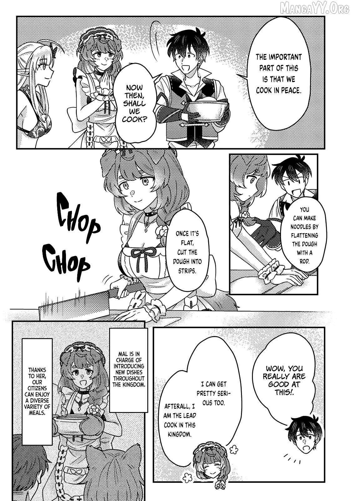 Revolution in production with the blessings of the gods – While living a leisurely, slow life in a corner of another world, somehow a diverse group of people gathered to form the strongest nation… Chapter 29.2 - Page 3