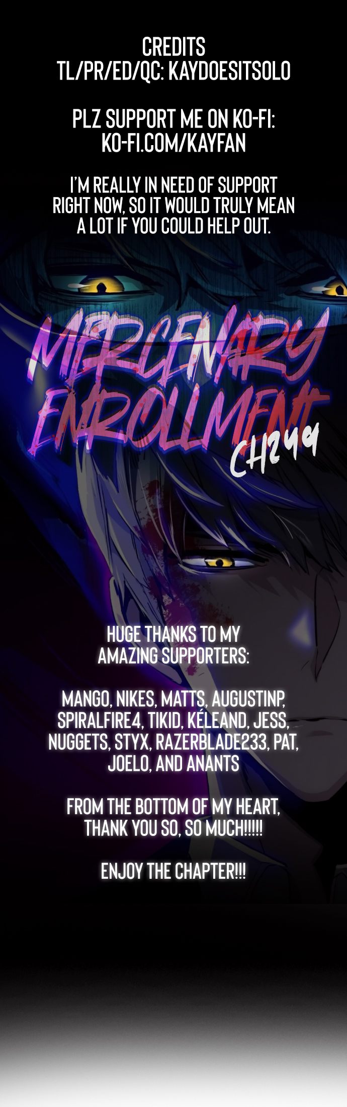 Mercenary Enrollment Chapter 249 - Page 1