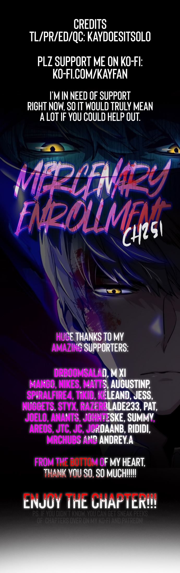 Mercenary Enrollment Chapter 251 - Page 1